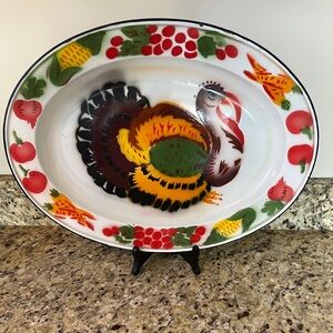 Enamelware Turkey Platter